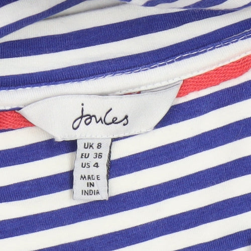 Joules Women's Multicoloured Striped Dress Size 8