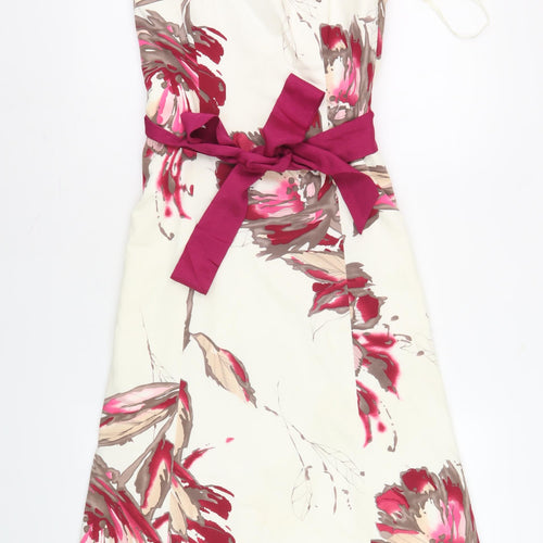 Coast Women's Multicoloured Floral A-Line Dress Size 10