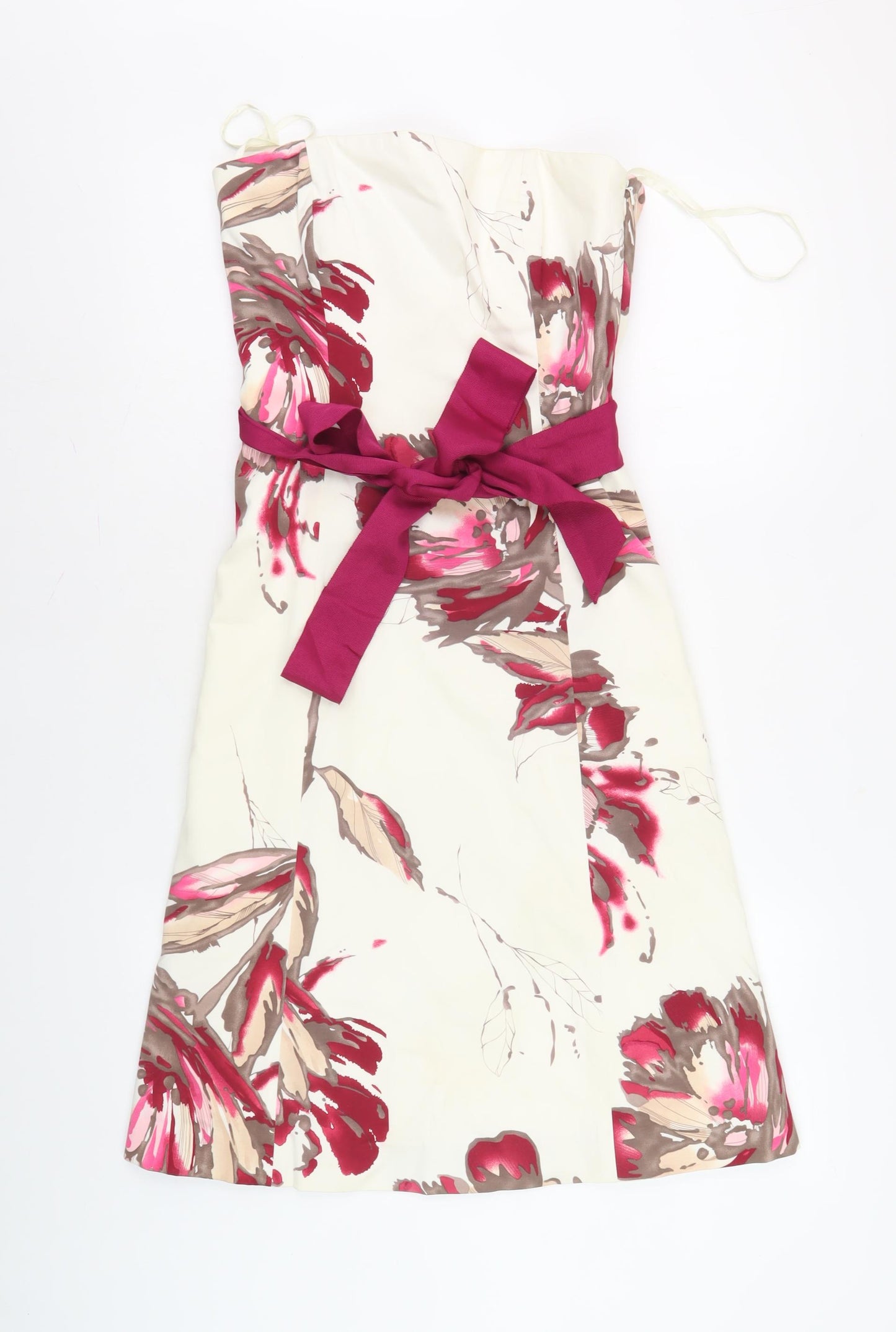 Coast Women's Multicoloured Floral A-Line Dress Size 10