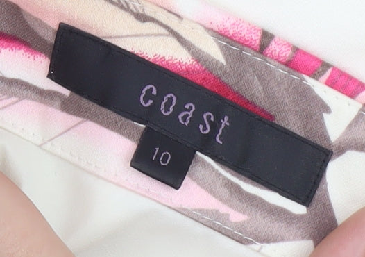 Coast Women's Multicoloured Floral A-Line Dress Size 10