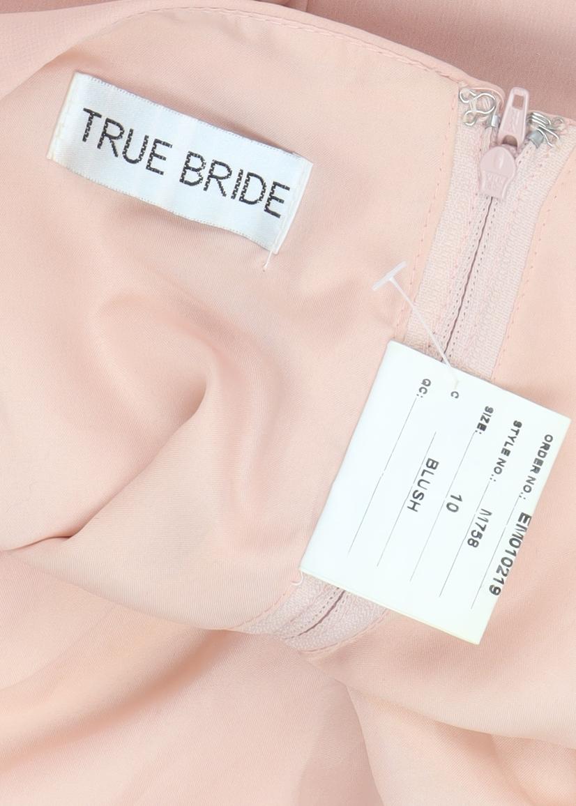 True Bride Women's Pink A-Line Wedding Dress Size 10