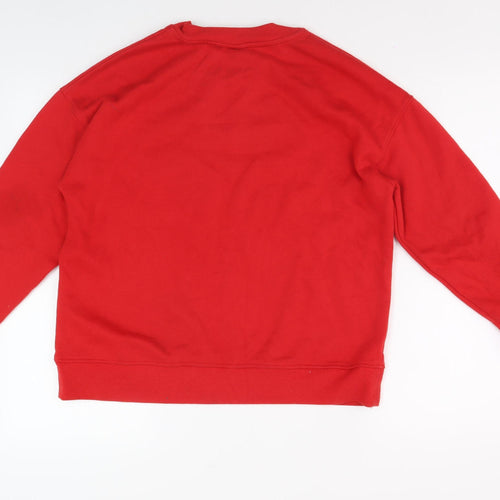 Disney Women's Red Pullover Sweatshirt S