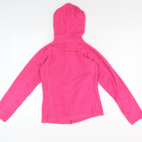 Trespass Girls Pink Fleece Jacket, Hooded, 11-12 Years