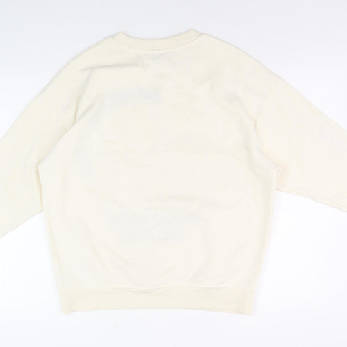 Smiley World Unisex Ivory Pullover Sweatshirt XS