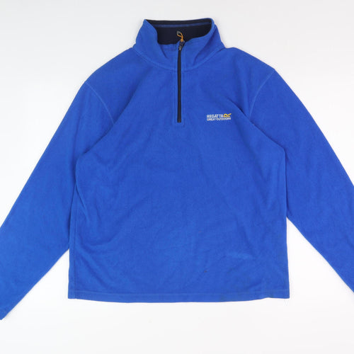 Regatta Men's Blue Fleece Pullover Size M