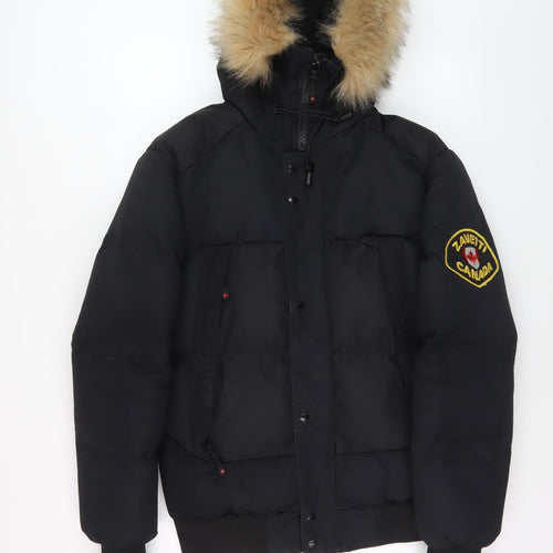 Zavetti Canada Men's Black Puffer Jacket M