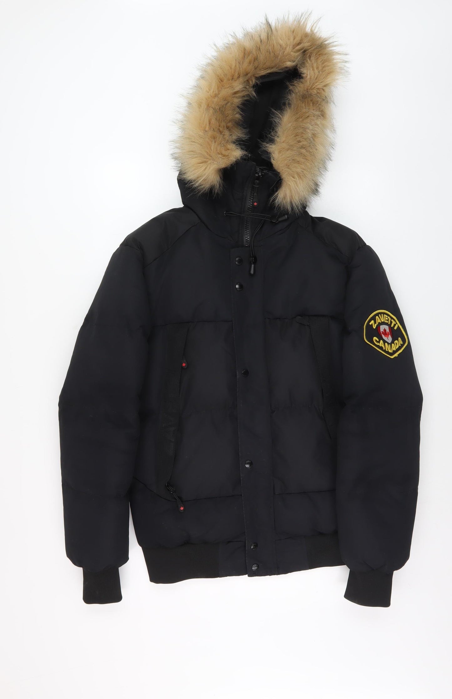 Zavetti Canada Men's Black Puffer Jacket M