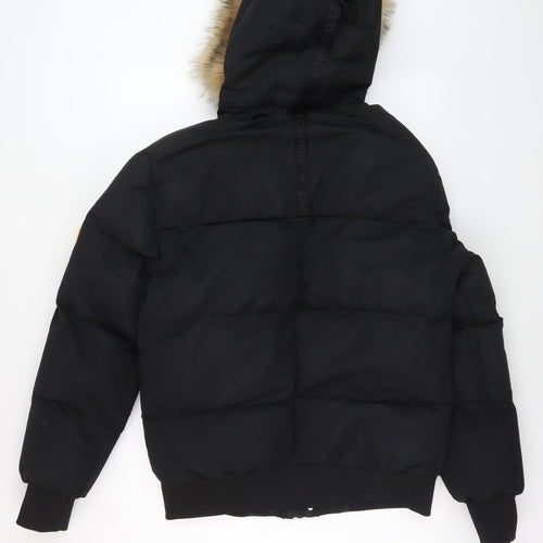 Zavetti Canada Men's Black Puffer Jacket M
