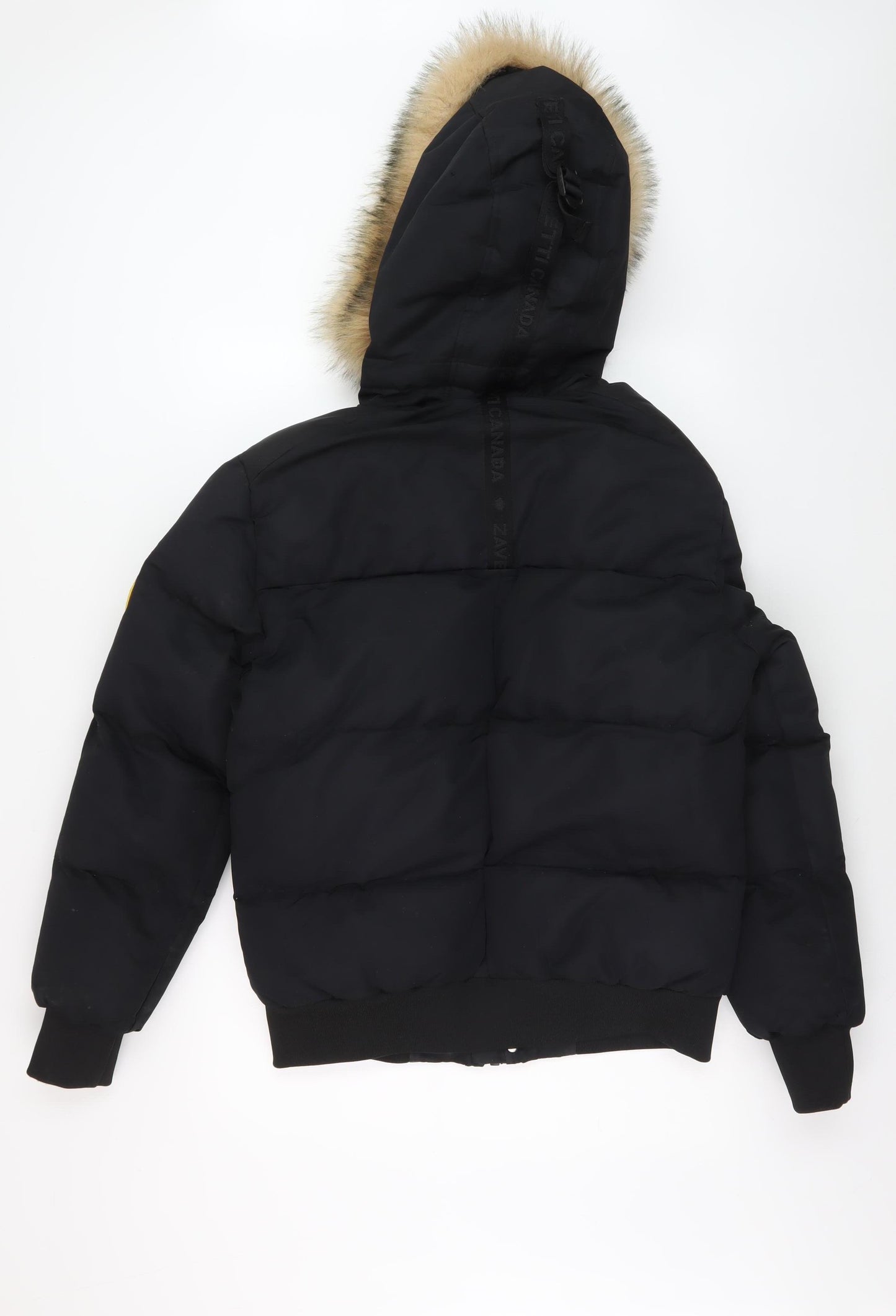 Zavetti Canada Men's Black Puffer Jacket M