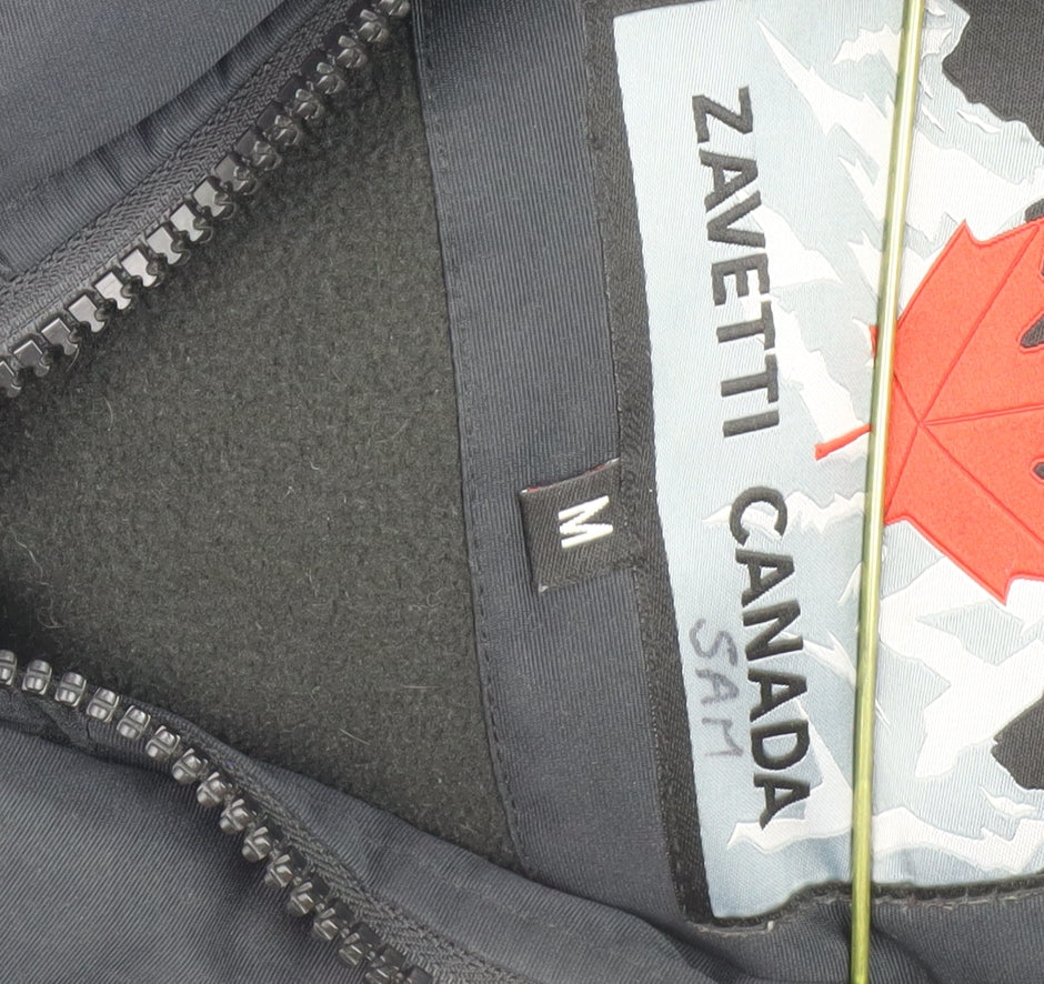 Zavetti Canada Men's Black Puffer Jacket M