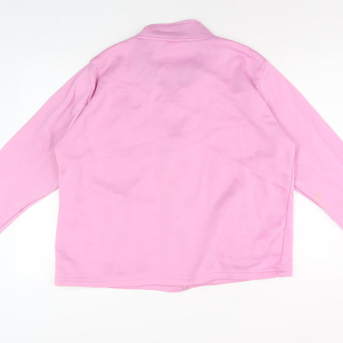 Anne De Lancay Pink Embroidered Women's Jacket Size 22/24