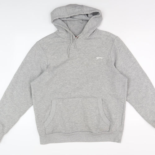 Slazenger Men's Grey Pullover Hoodie, Size M