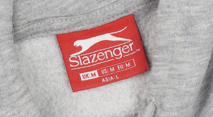 Slazenger Men's Grey Pullover Hoodie, Size M