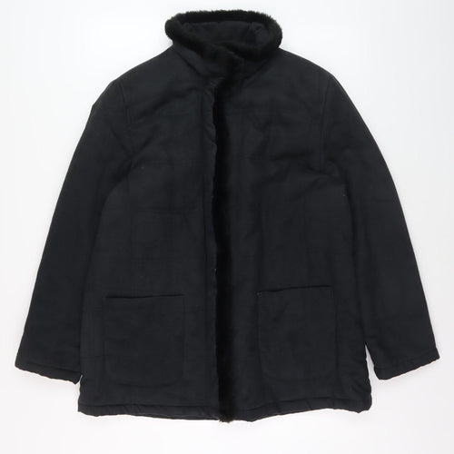 Bonmarché Women's Black Coat Size M Classic Style