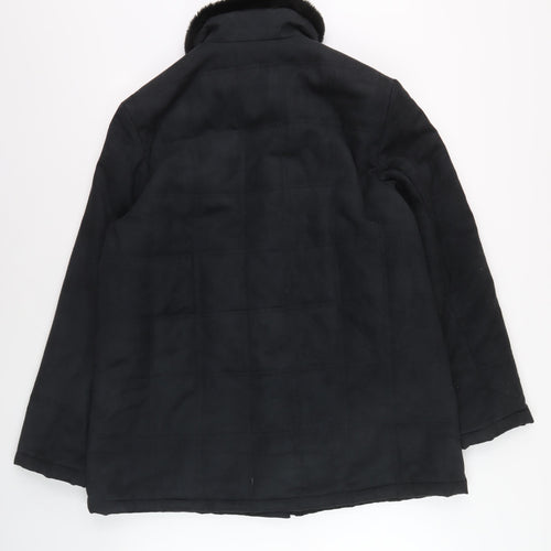 Bonmarché Women's Black Coat Size M Classic Style