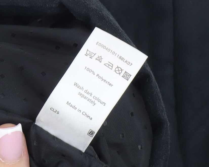 Bonmarché Women's Black Coat Size M Classic Style