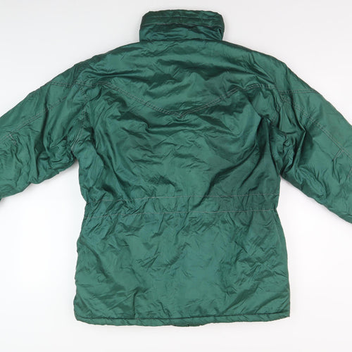 SKI STREET Mens Green Puffer Jacket Size S