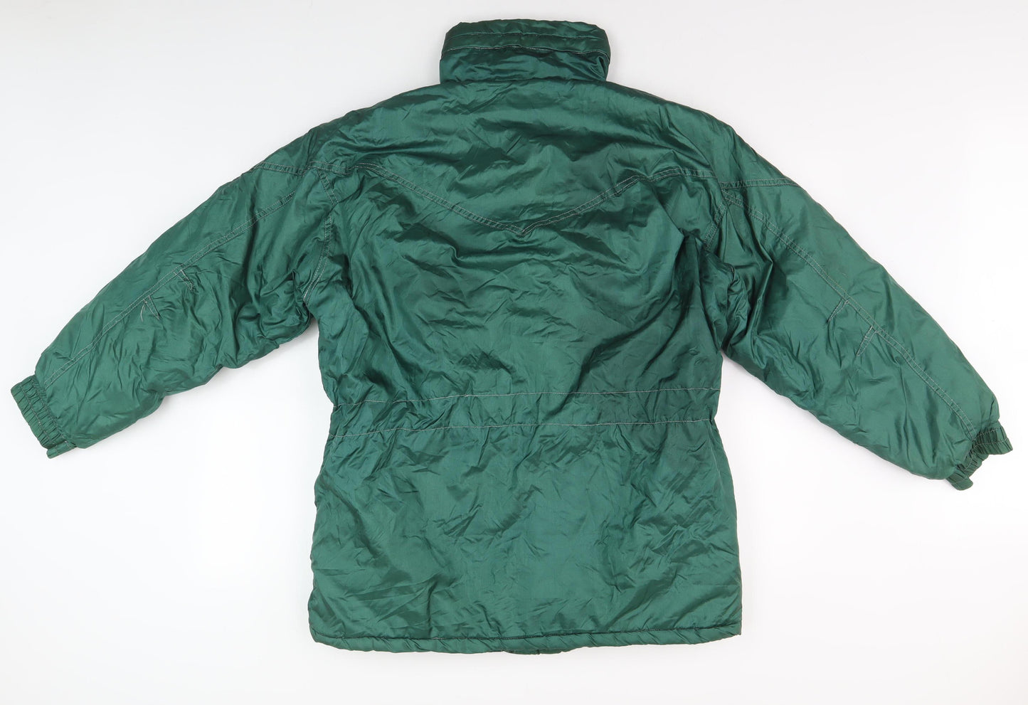 SKI STREET Mens Green Puffer Jacket Size S