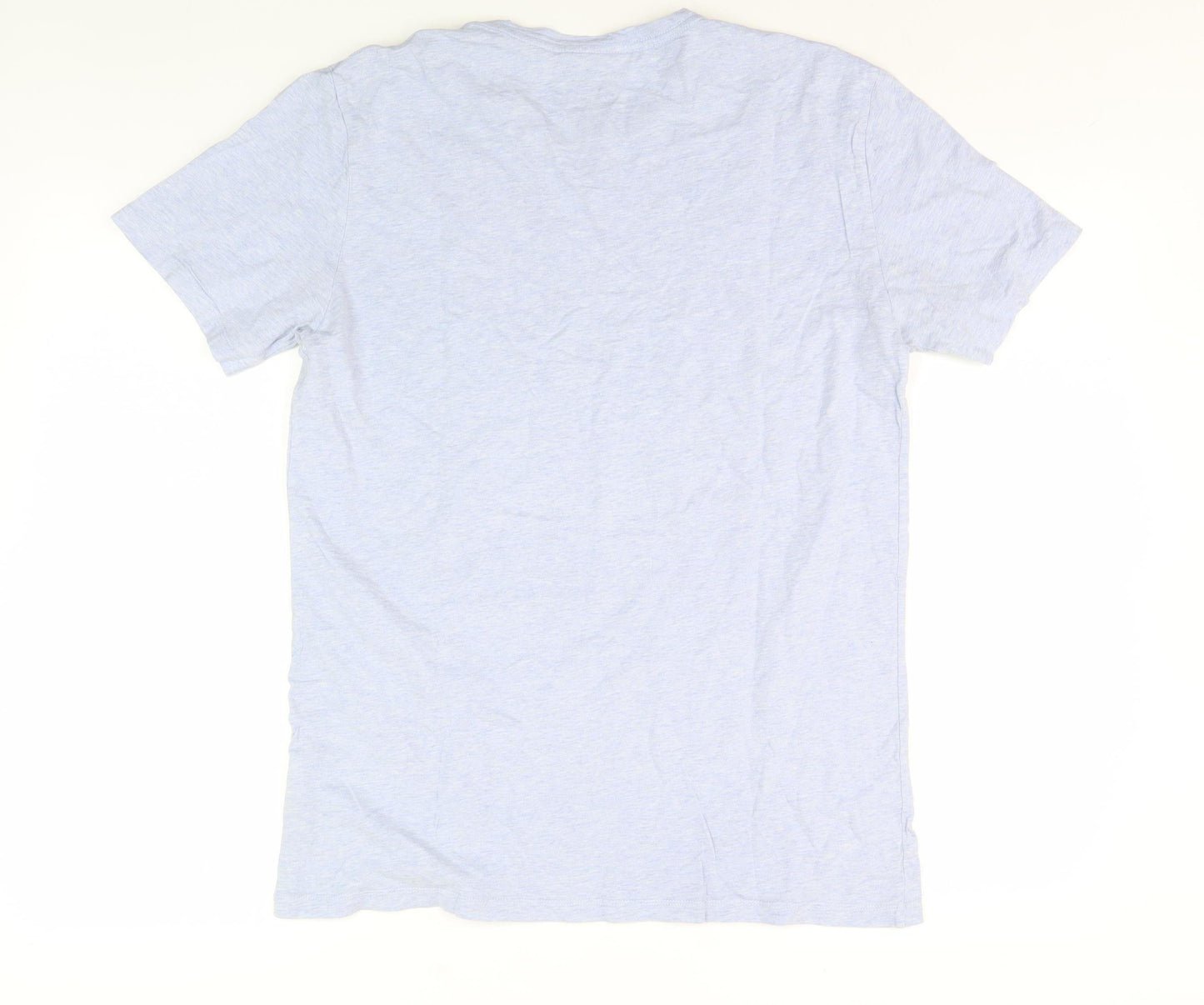 AllSaints Men's Blue Crew Neck T-Shirt Size S