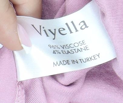 Viyella Women Pink XL 3/4 Sleeve Crew Neck T-Shirt