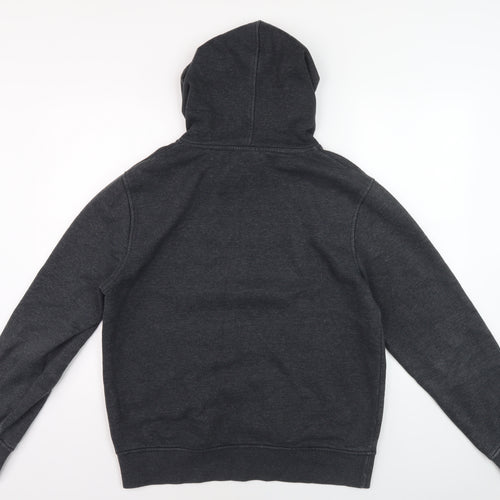 Saltrock Men's Black Pullover Hoodie, M, Graphic Logo