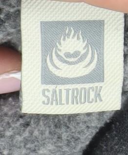 Saltrock Men's Black Pullover Hoodie, M, Graphic Logo