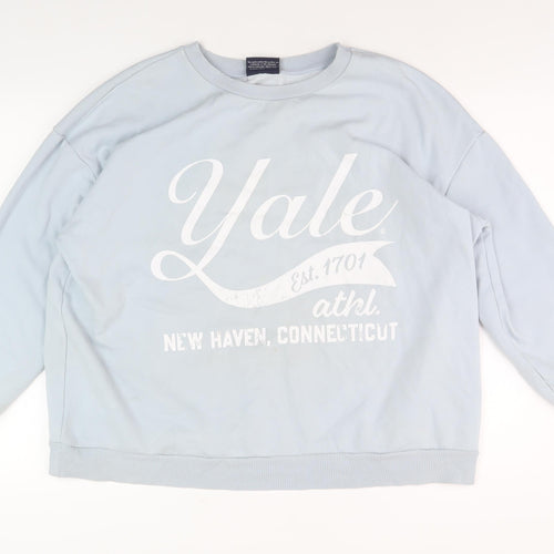 Yale University Men's Blue XL Graphic Sweatshirt