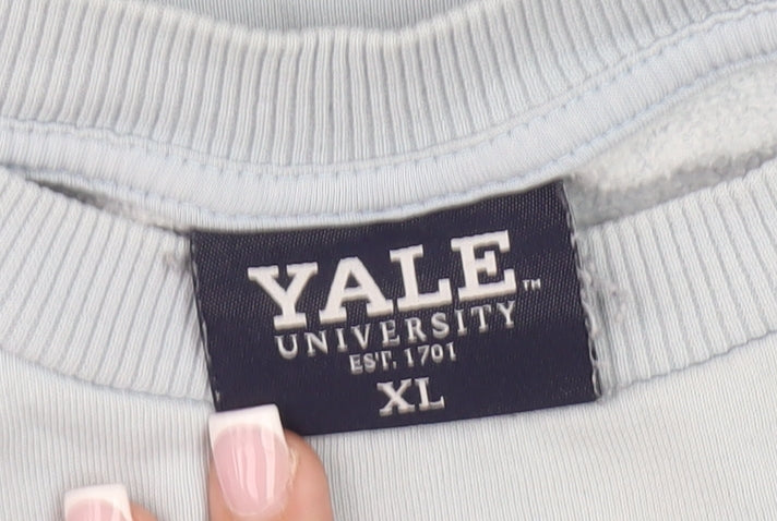 Yale University Men's Blue XL Graphic Sweatshirt