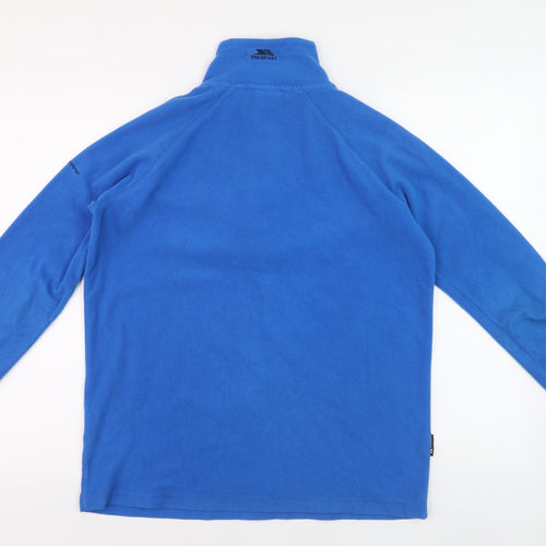 Trespass Men's Blue XS Pullover Fleece, High Neck, Outdoor