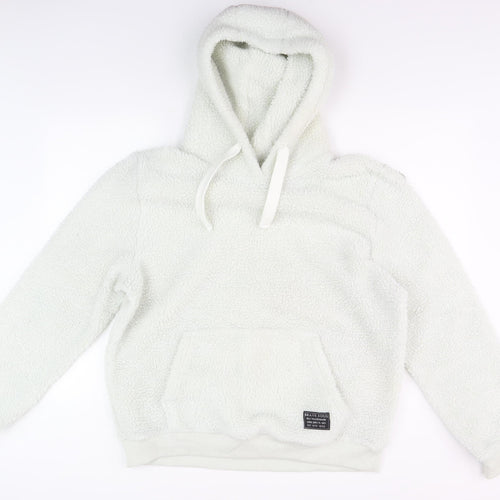 Brave Soul Men's White XL Pullover Hoodie Fleece