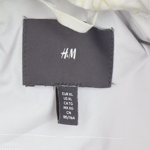 H&M Women's White XL Long Coat