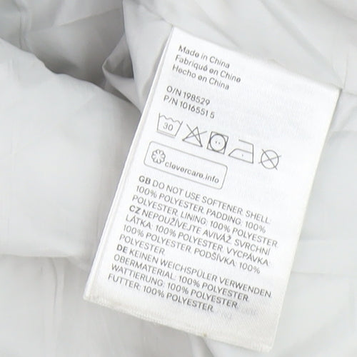 H&M Women's White XL Long Coat