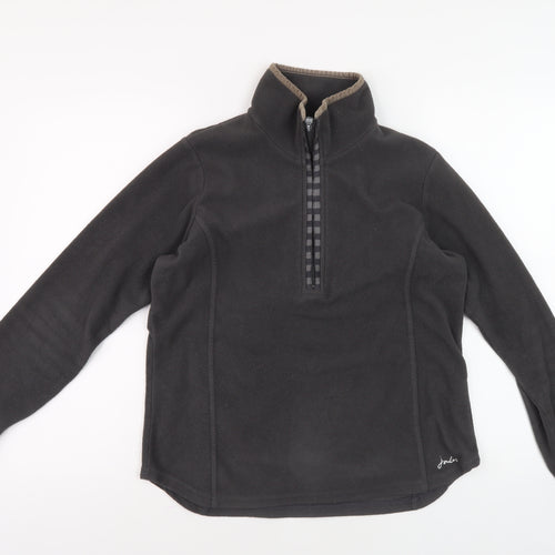 Joules Women's Black 12 Henley Sweatshirt