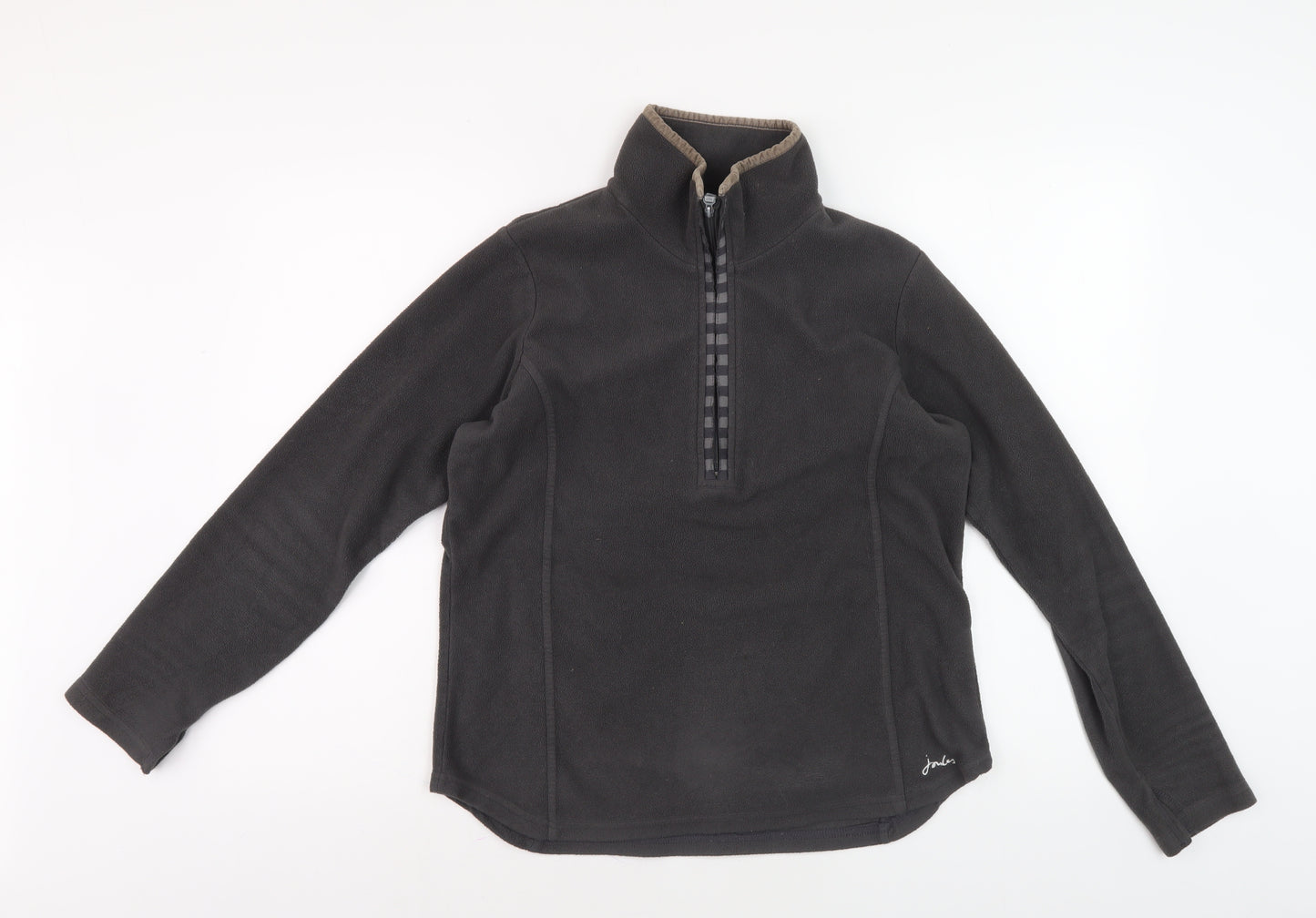 Joules Women's Black 12 Henley Sweatshirt