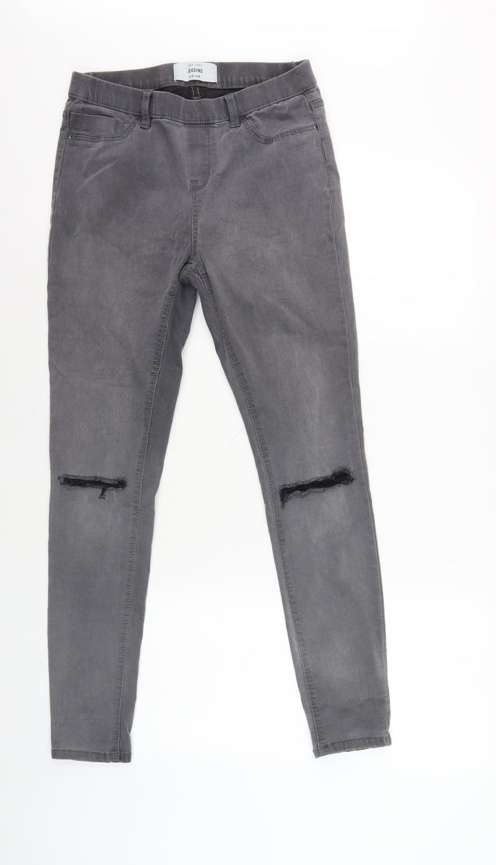 New Look Women's Grey Jegging Size 10