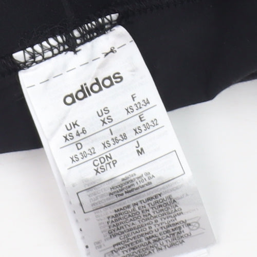 Adidas Women's Black XS Slim Track Pants