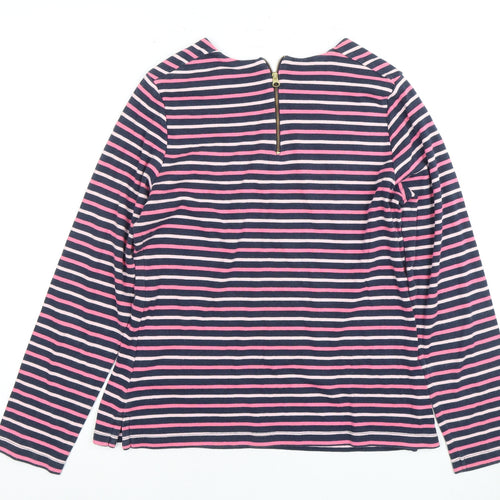 Joules Women's Multicoloured Striped T-Shirt, Size 14