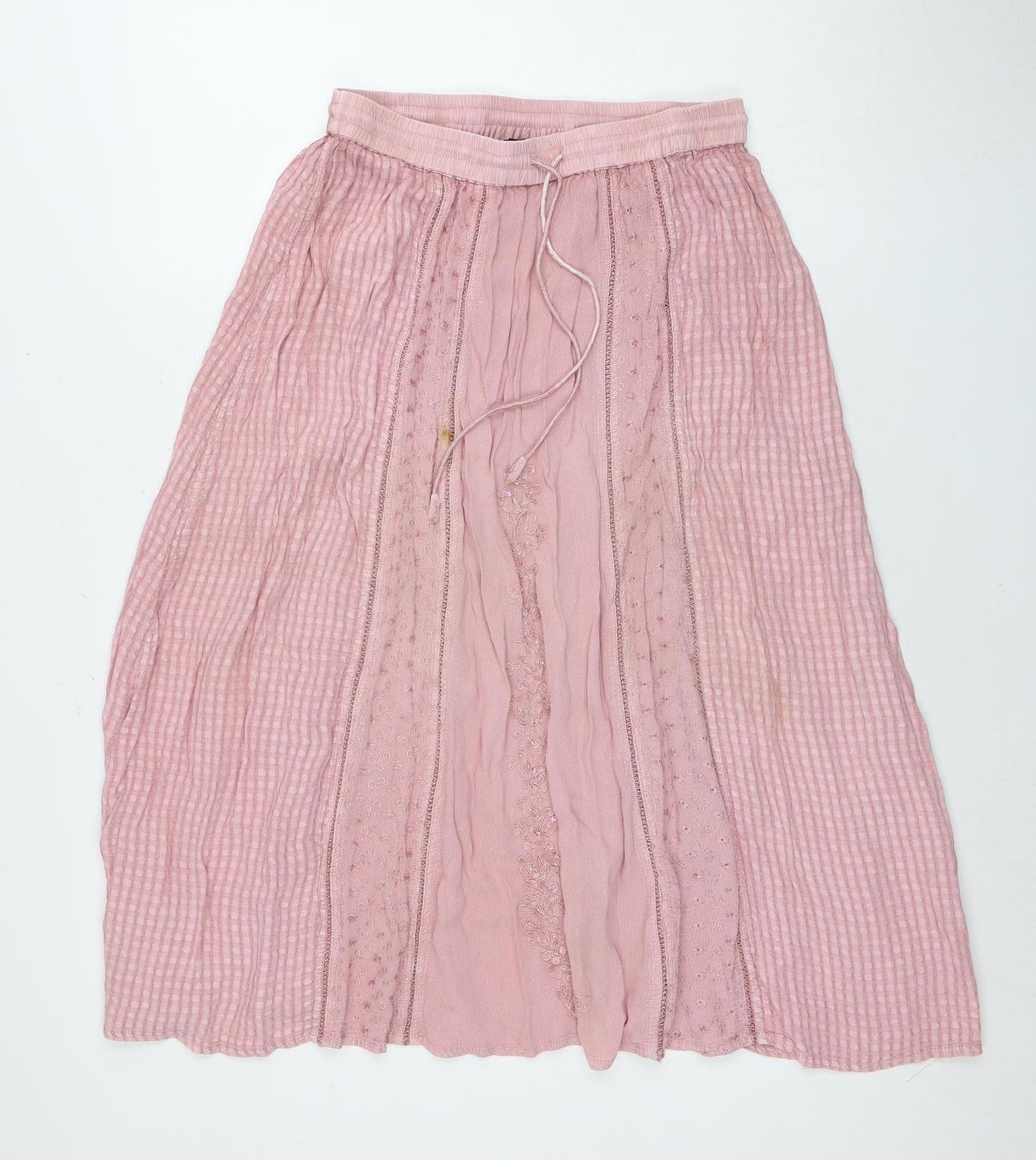 Saloos Collection Women's Pink Peasant Skirt M/L