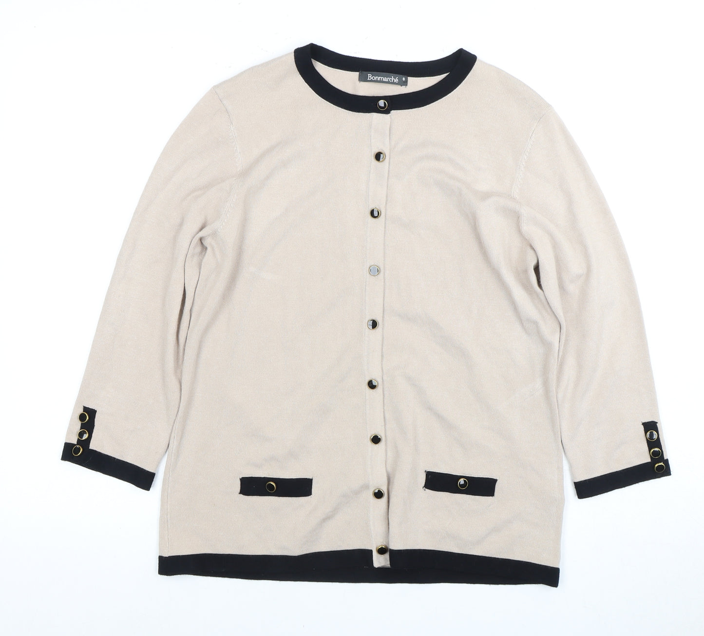 Bonmarche Women's Beige Cardigan S