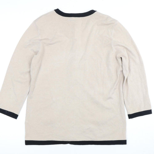 Bonmarche Women's Beige Cardigan S