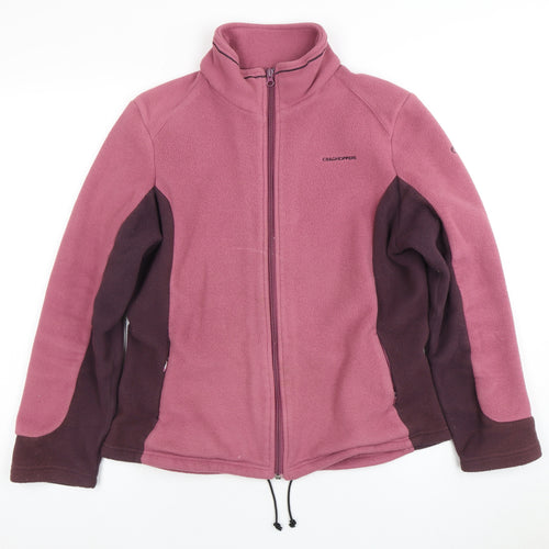 Craghoppers Women's Pink Fleece Jacket Size 16