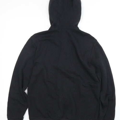 Adidas Boys Black Full Zip Hoodie 13-14 Years with Logo