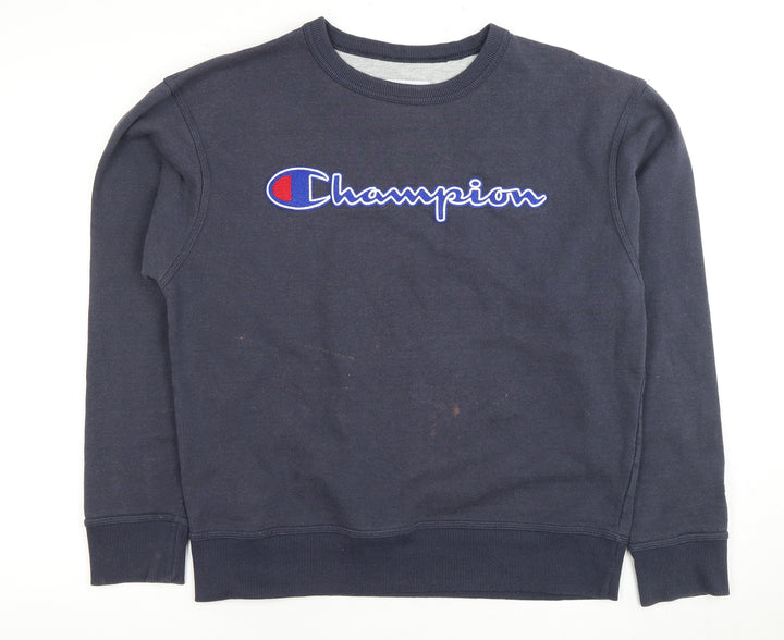 Champion Men's Blue Medium Pullover Sweatshirt