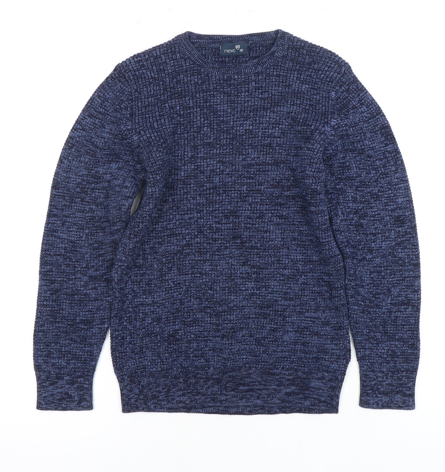 Next Boys Blue Crew Neck Jumper - UK Size 8