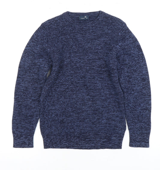 Next Boys Blue Crew Neck Jumper - UK Size 8