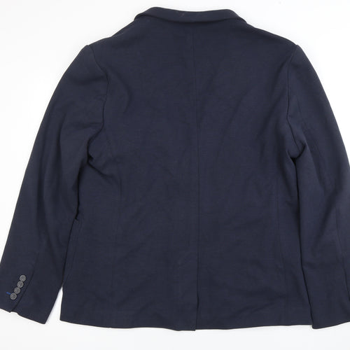 Next Men's Blue Regular Fit Blazer Jacket Size 46R