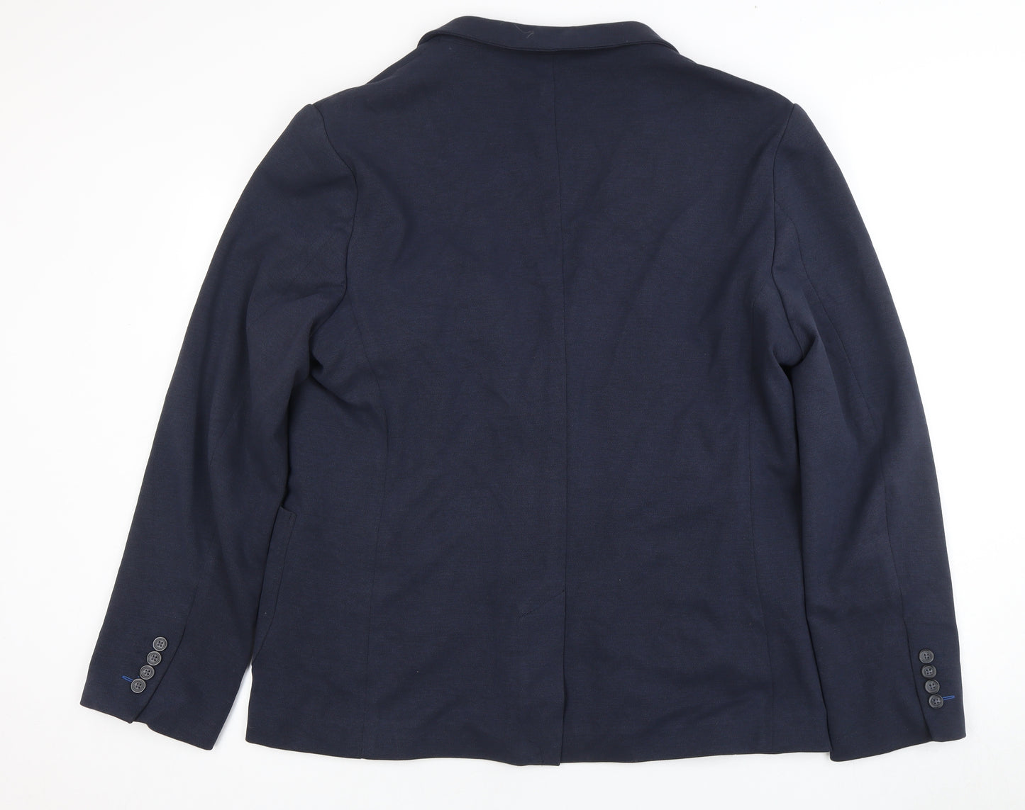 Next Men's Blue Regular Fit Blazer Jacket Size 46R