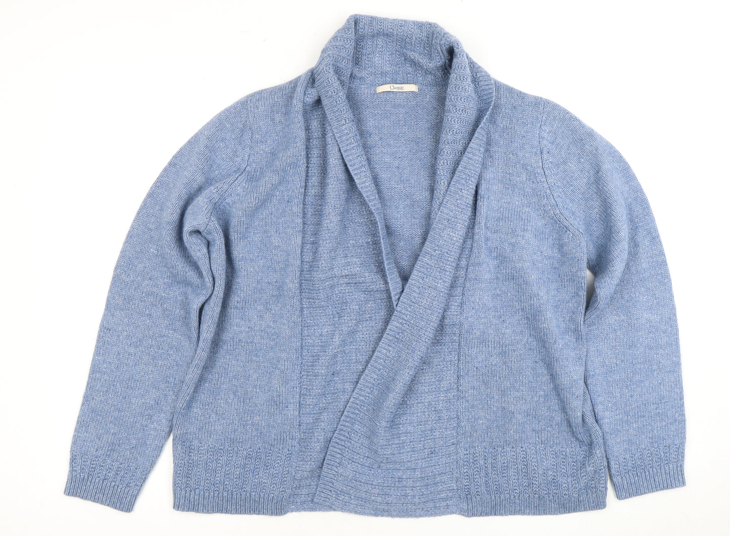 Marks and Spencer Blue Women's Open Front Cardigan Size 16