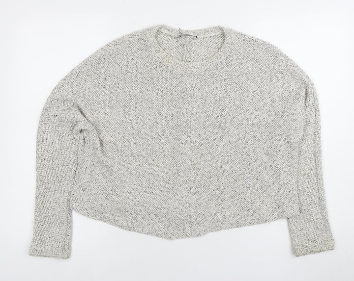 Mango Women's Grey Pullover Jumper, Size M