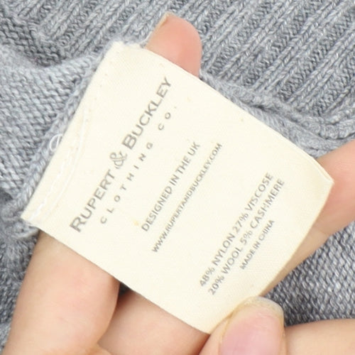 Rupert & Buckley Men's Grey L High Neck Pullover